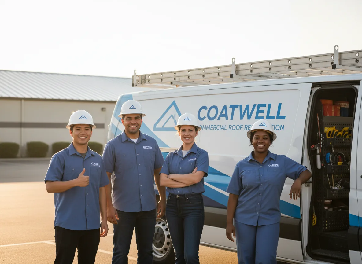 Commercial roof coating company in Elberon, VA